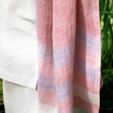 HAORI  stole  /   pink