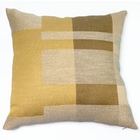 Kawari-Tsuzure cushion cover ／ square ／ gold