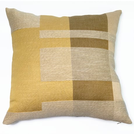 Kawari-Tsuzure cushion cover ／ square ／ gold