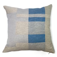 Kawari-Tsuzure cushion cover ／ square ／ blue