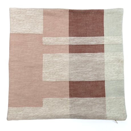 Kawari-Tsuzure cushion cover ／ square ／smoky pink