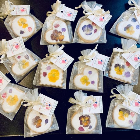 お花のアイシングクッキー