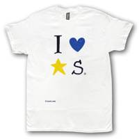 I LOVE STARS T-SHIRT by Hugh Miyata