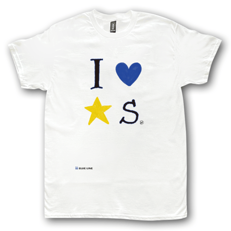 I LOVE STARS T-SHIRT by Hugh Miyata