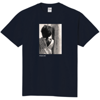 POLKA-DOT GIRL T-SHIRT (NAVY BLUE)
