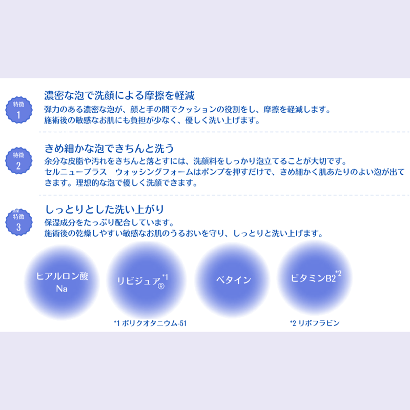 セルニュープラス ウォッシングフォーム 150ml | アイキッズクリニック