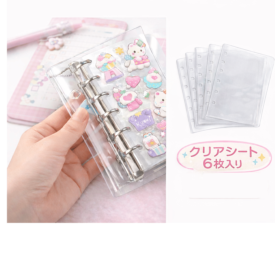 クリアシール帳(透明タイプ) 2点セット | Takahashiwear shop
