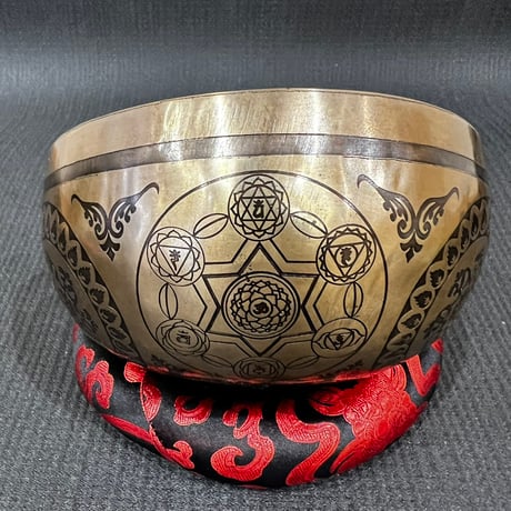 【XSサイズ デザイン】 696g 15.5cm SUN-02 シンギングボウル