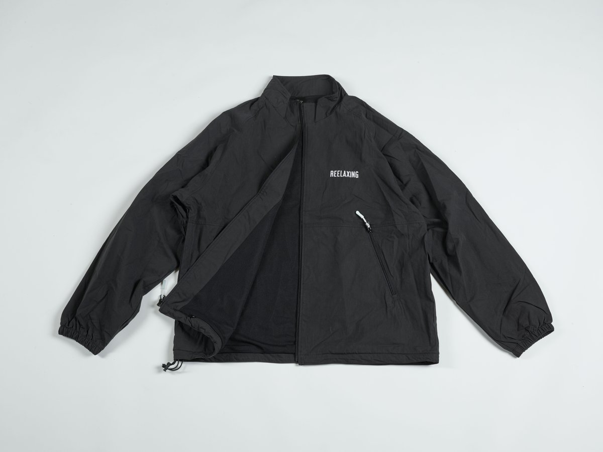 REELAXING Water Repellent Lined Track Jacket Bl
