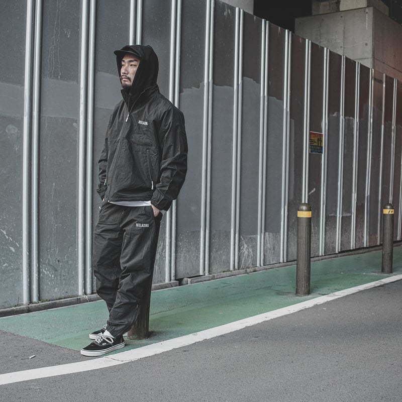 REELAXING Water Repellent Lined Track Jacket Bl