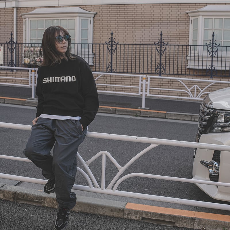 SHIMANO Big Logo Sweat Black | SHIMANO ONLINE P