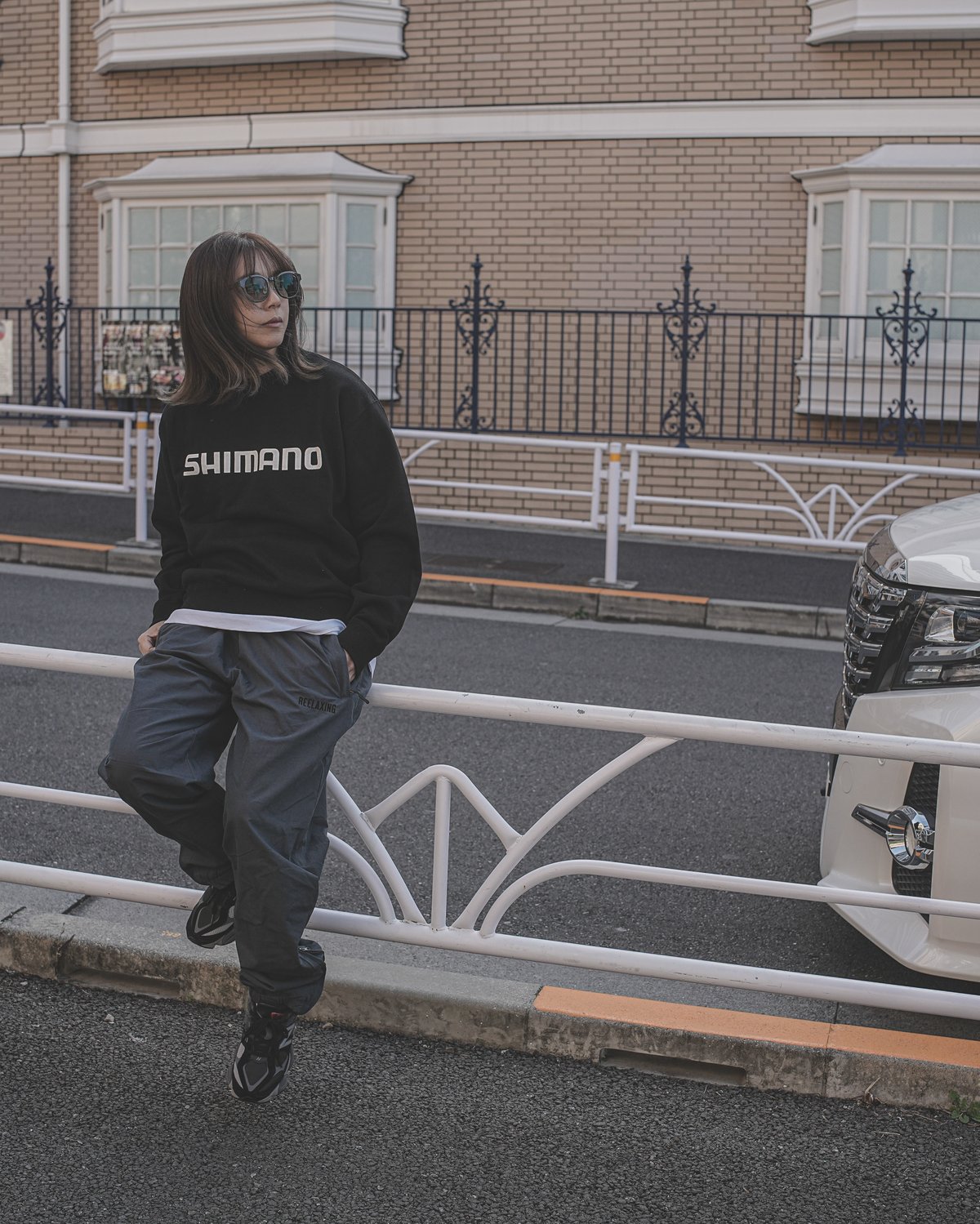 SHIMANO Big Logo Sweat Black | SHIMANO ONLINE P