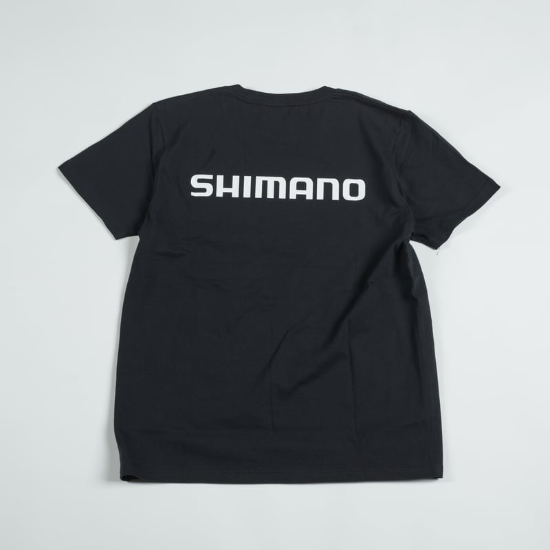 SHIMANO Big Logo Cotton Short Sleeve T-shirt Bl