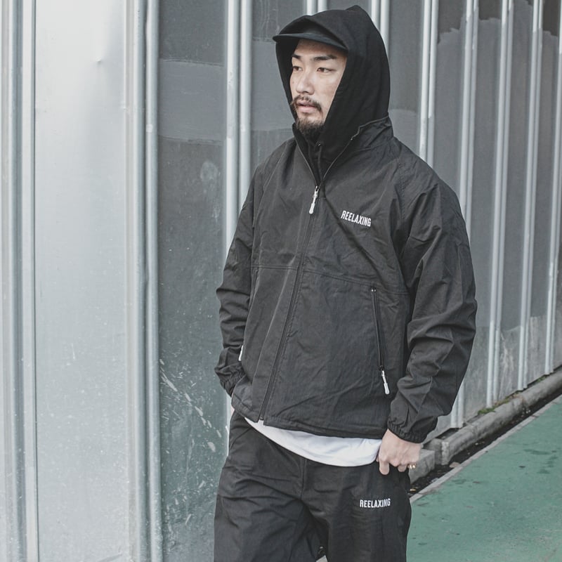 REELAXING Water Repellent Lined Track Jacket Bl