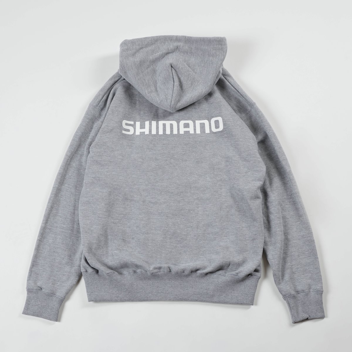 SHIMANO Big Logo Zip-up Hoodie Gray | SHIMANO O