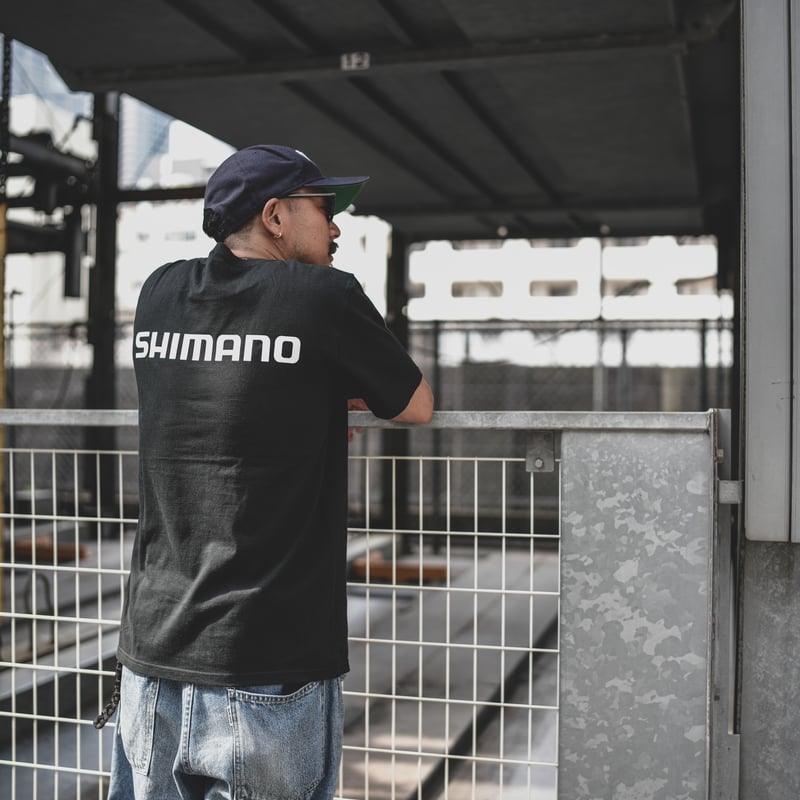 SHIMANO Big Logo Cotton Short Sleeve T-shirt Bl