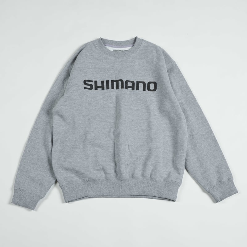 SHIMANO Big Logo Sweat Heather Gray with Black
