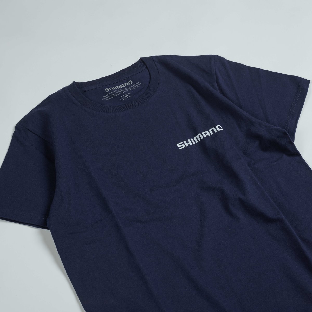 OCEA Cotton T-shirt Short Sleeve Navy | SHIMANO