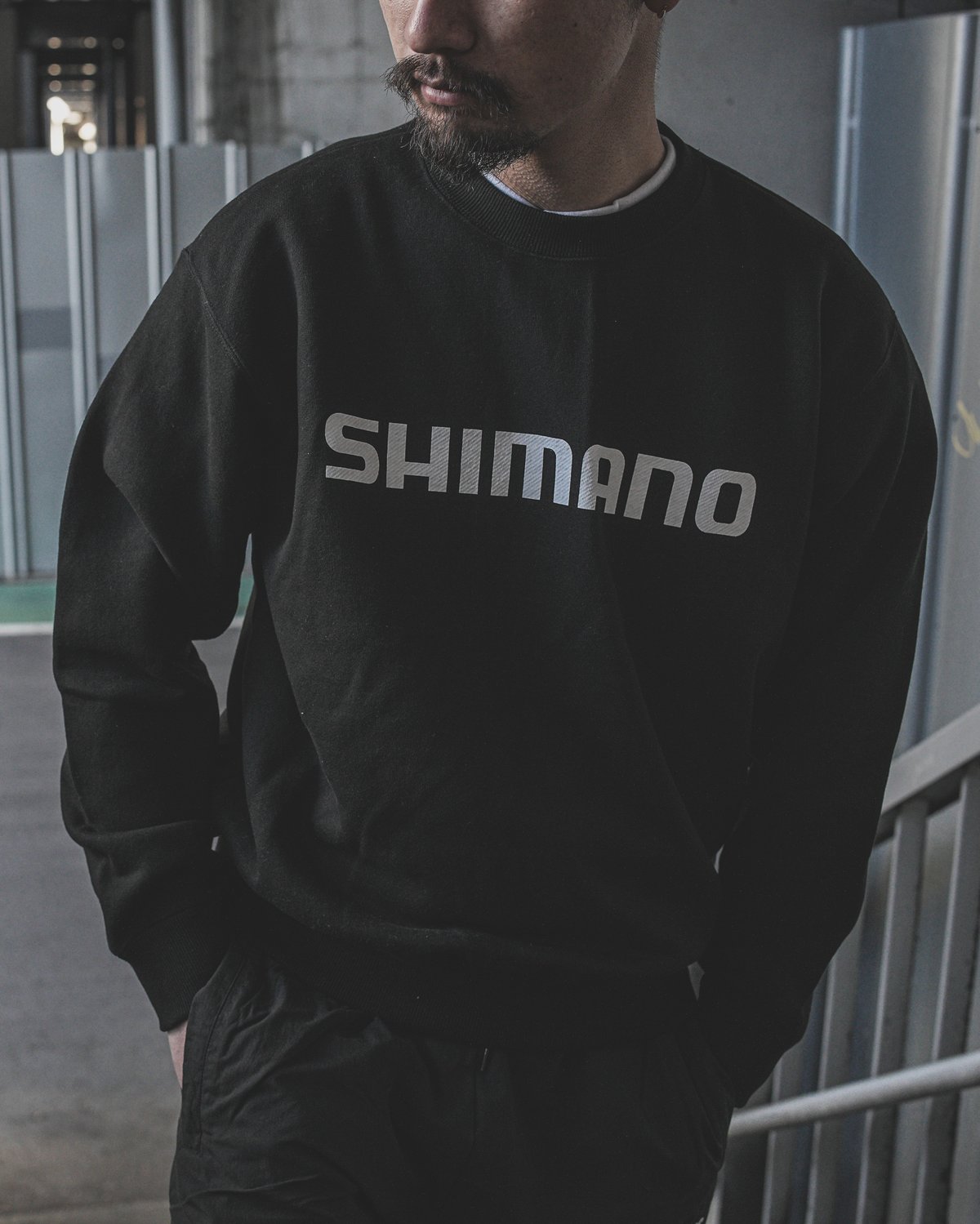 SHIMANO Big Logo Sweat Black | SHIMANO ONLINE P