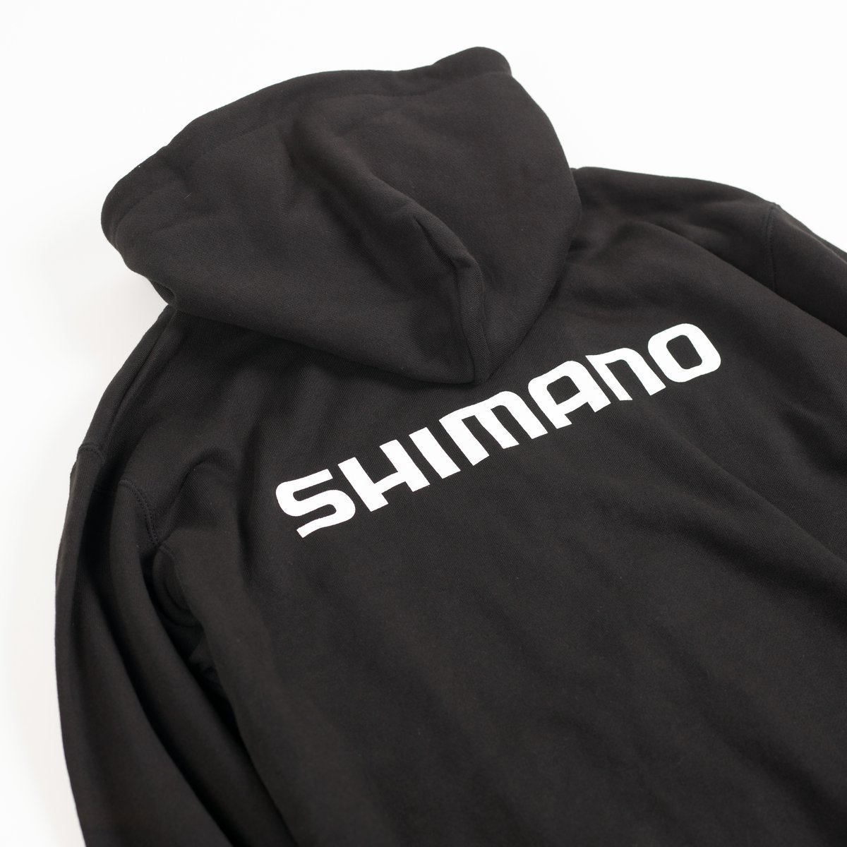 ウェア SHIMANO Big Logo Pullover Hoodie BLACK M SHIMANO Big Logo Zip-up Hoodie Black with White