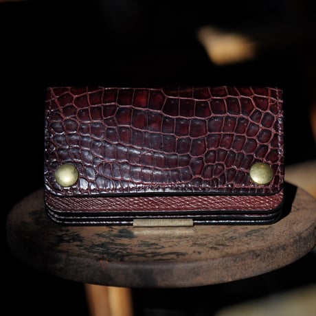 オーダー トラッカーウォレットTW-01 トラッカーウォレットTW01-GR 緑グリーン長財布本革