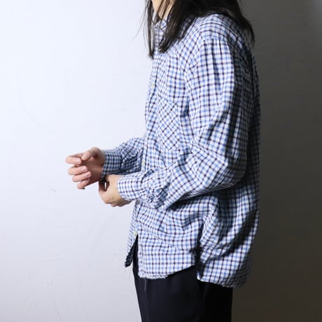 European Gingham Check Shirt 1980s
