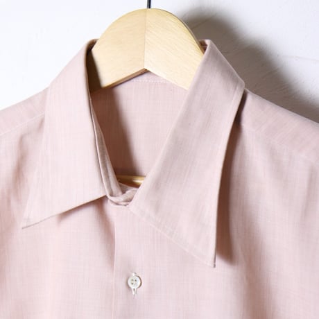 European Open Collar Dress Shirt 1970s