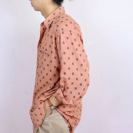 OLD Geometric Pattern Shirt 1990s