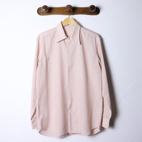 European Open Collar Dress Shirt 1970s