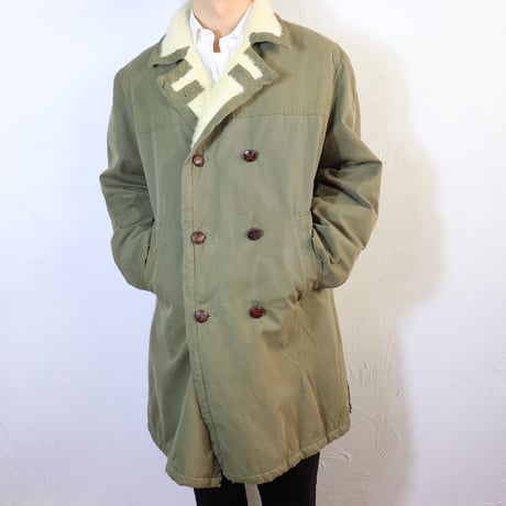 Uldis Shearling Lined Military Coat 1960s–1970s