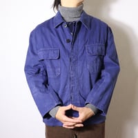 French Work Trucker Jacket 1970s