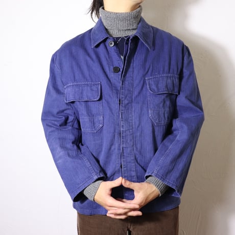 French Work Trucker Jacket 1970s