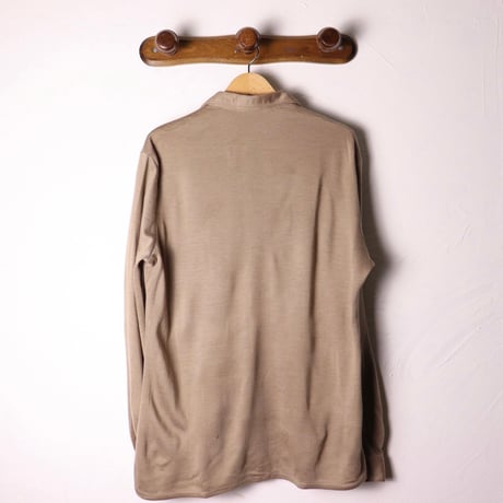 French Knit Brown Shirt 70s