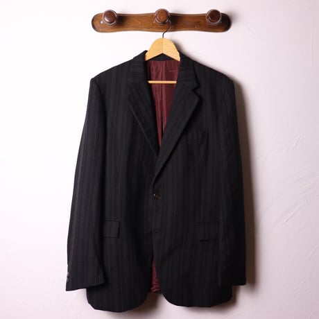 Jacques Esterel / Late 1960s Paris Pinstripe Wool Jacket