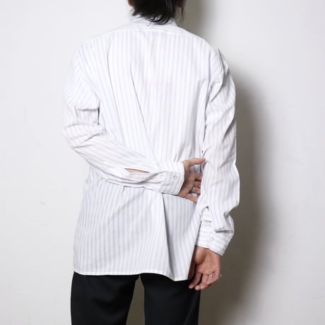 "C&A" Stripe Dress Shirt 1990s-00s