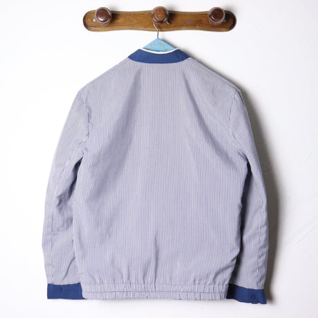 Reversible Stripe/Navy Zip Blouson 1980s