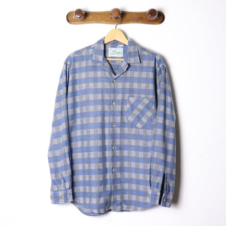 GREEN ISLAND Plaid Flannel Shirt 1990s