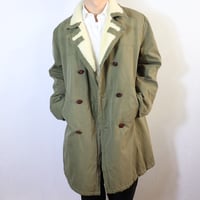 Uldis Shearling Lined Military Coat 1960s–1970s