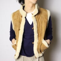 Shearling Suede Vest 1970s