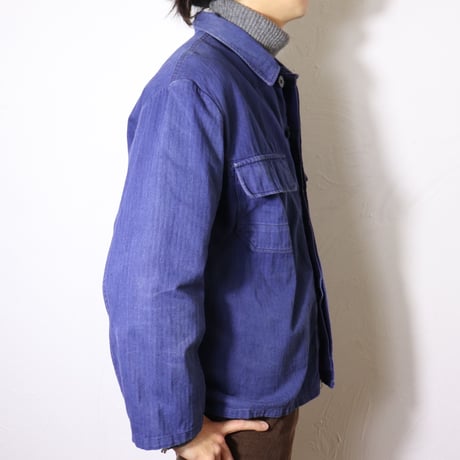 French Work Trucker Jacket 1970s