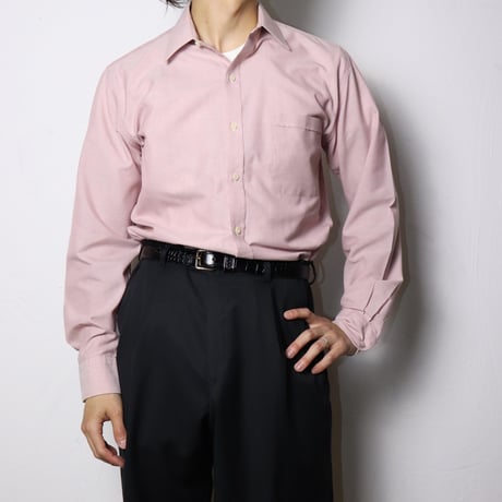 "HARDY AMIES" Dress Shirt 1980s