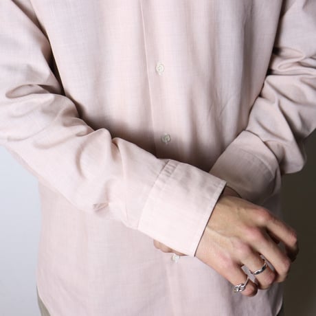 European Open Collar Dress Shirt 1970s