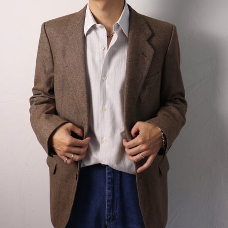 Création Mettler / 1970s Swiss Wool Herringbone Jacket