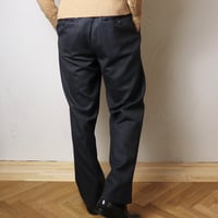 European Pinstripe Trousers / 1980s Tailored Style