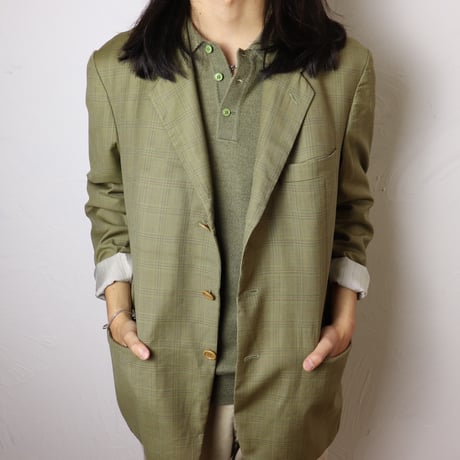 Nino Danieli  / 1980s–Early 1990s Italian Glen Check Blazer