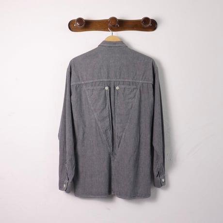 Erreuno Jeans / 1990s Italian Chambray Work Shirt