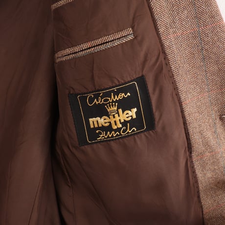 Création Mettler / 1970s Swiss Wool Herringbone Jacket