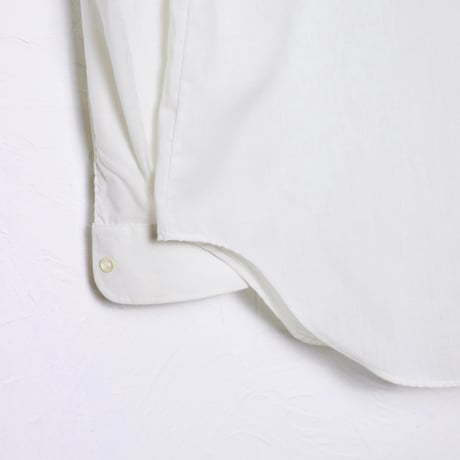French Vintage Basic Dress Shirt 1970s-80s