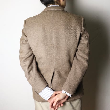 Classic French Brown Twill Jacket 1970-80s