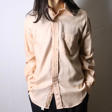 European Textured Dress Shirt 1990s